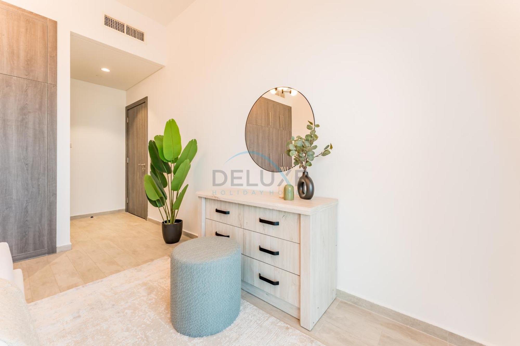 Near Miracle Garden 1br With Private Balcony, Orchid Residence, Al Barsha South By Deluxe Homes *