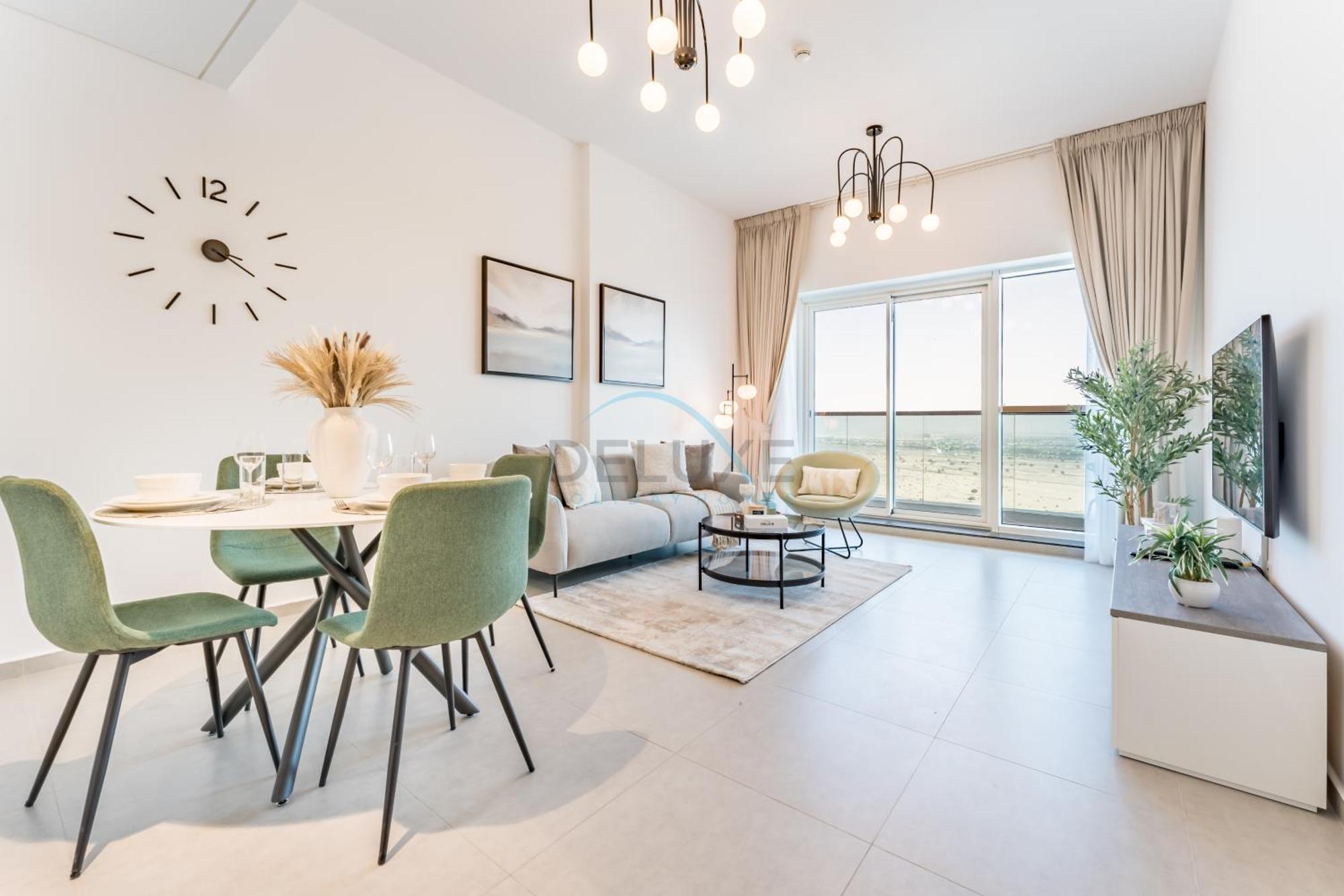 Apartment Near Miracle Garden 1br With Private Balcony, Orchid Residence, Al Barsha South By Deluxe Homes